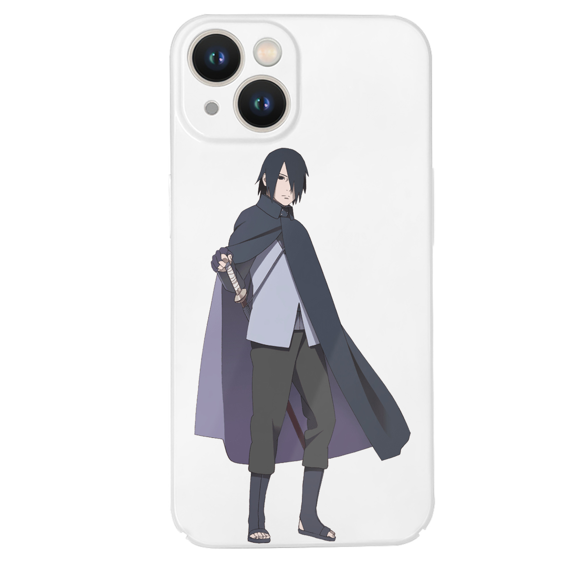 （画像用） NARUTO -ナルト- うちは サスケ Uchiha Sasuke 【iPhone 14シリーズ対応】ハードケース